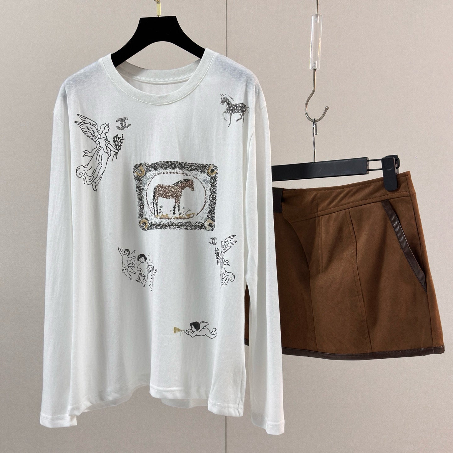 Chanel Long Sleeve Top Set