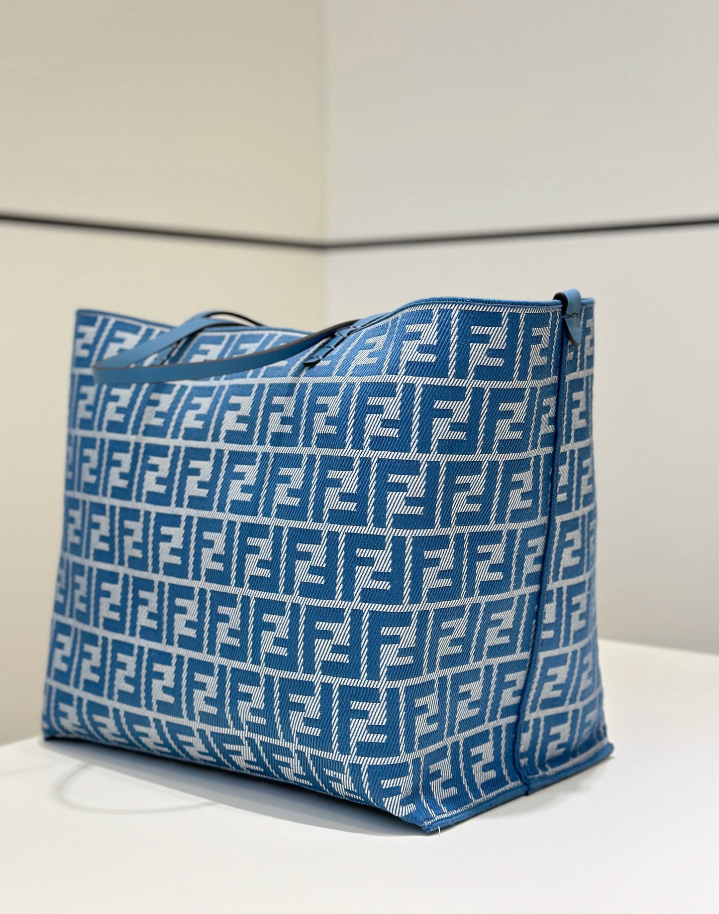 Fendi Pequin Roll Tote Bag (Large)