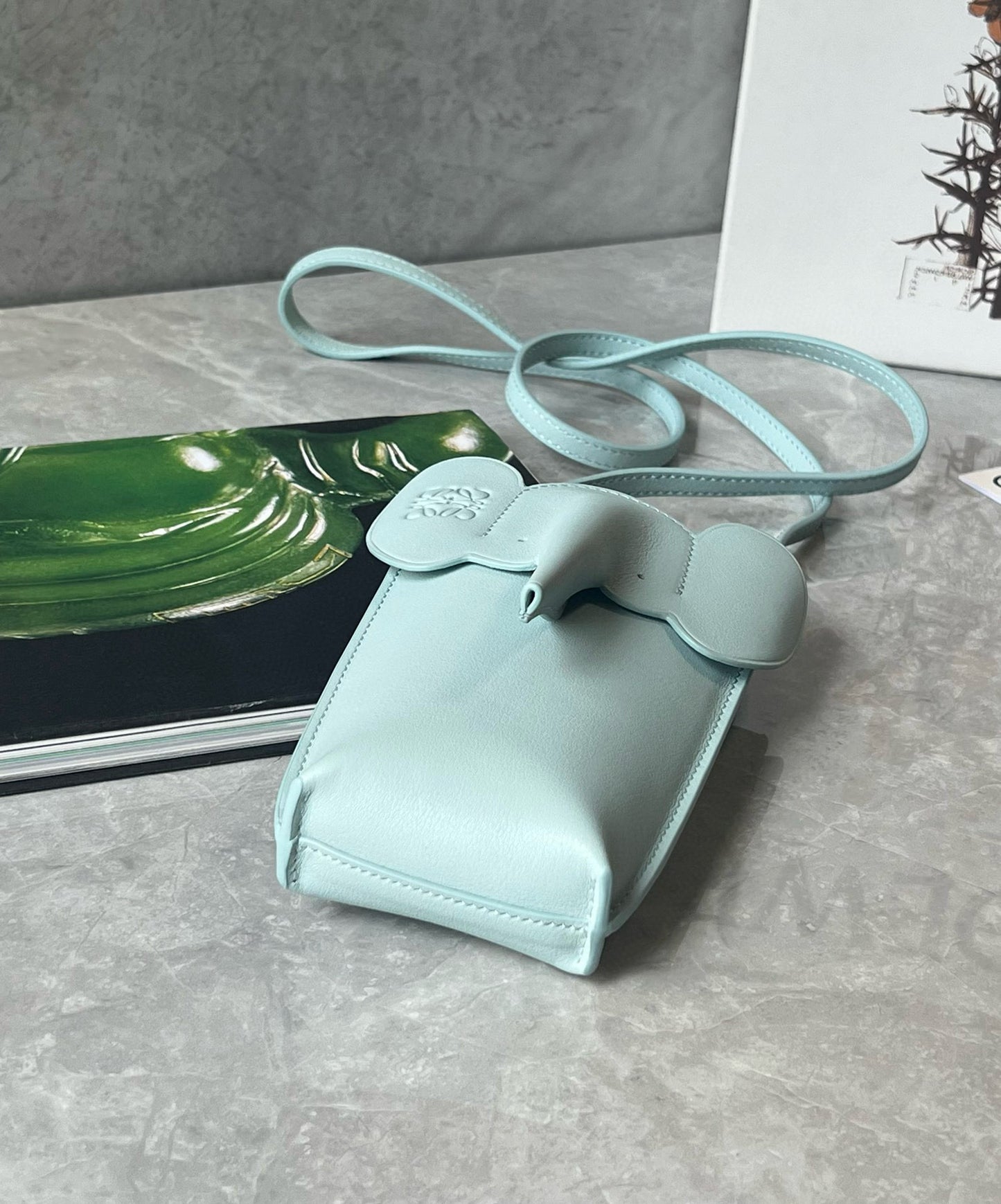 Loewe Elephant Phone Bag(8x4x19cm)