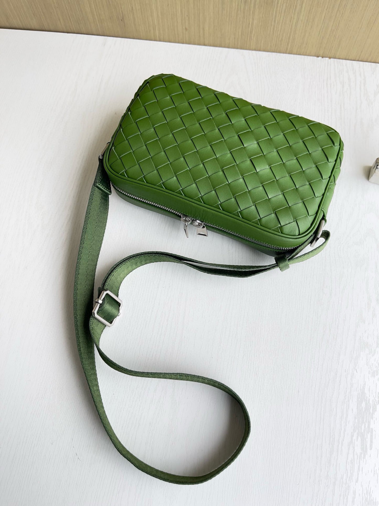 BV Intrecciato Camera Bag