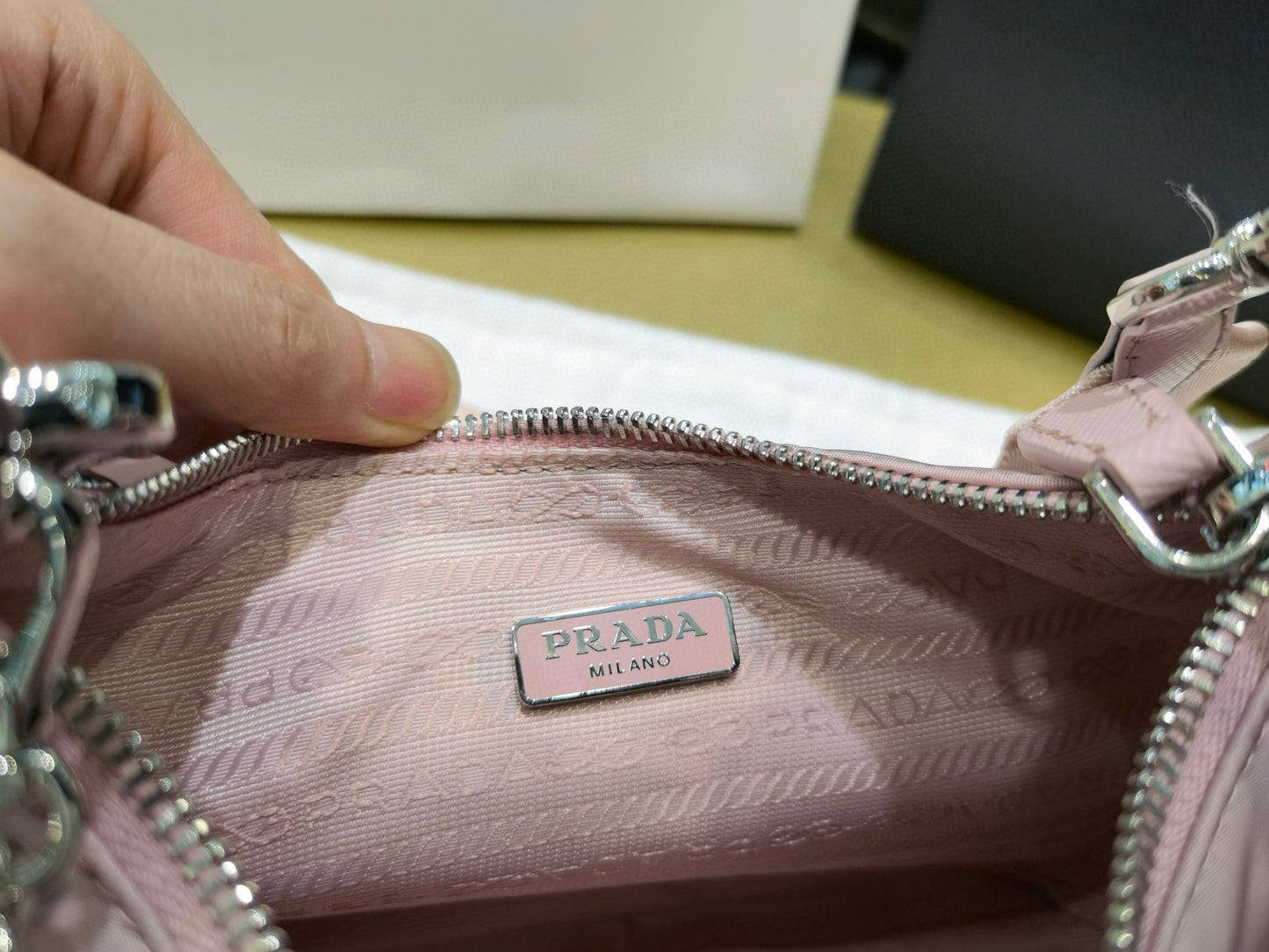 PD Re-Nylon Saffiano Bag
