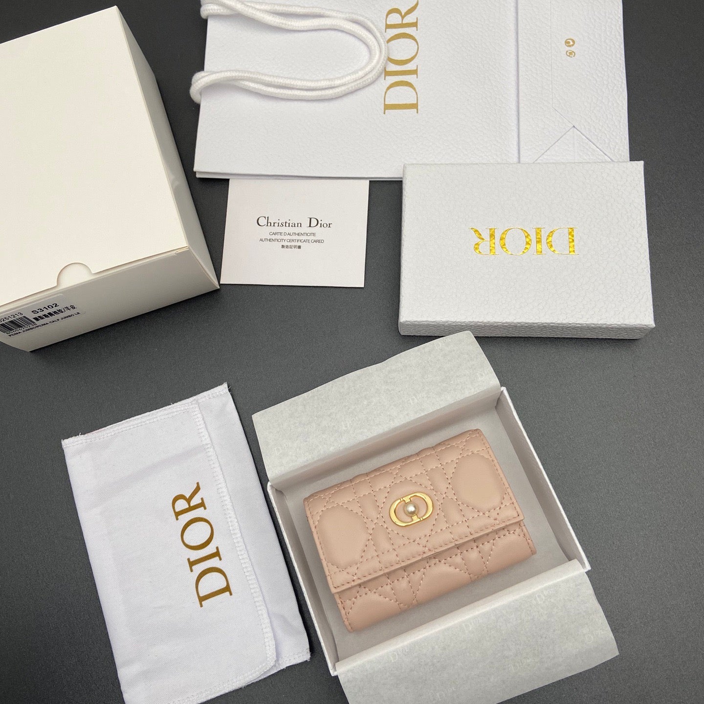 Dior Jolie Glycine Wallet