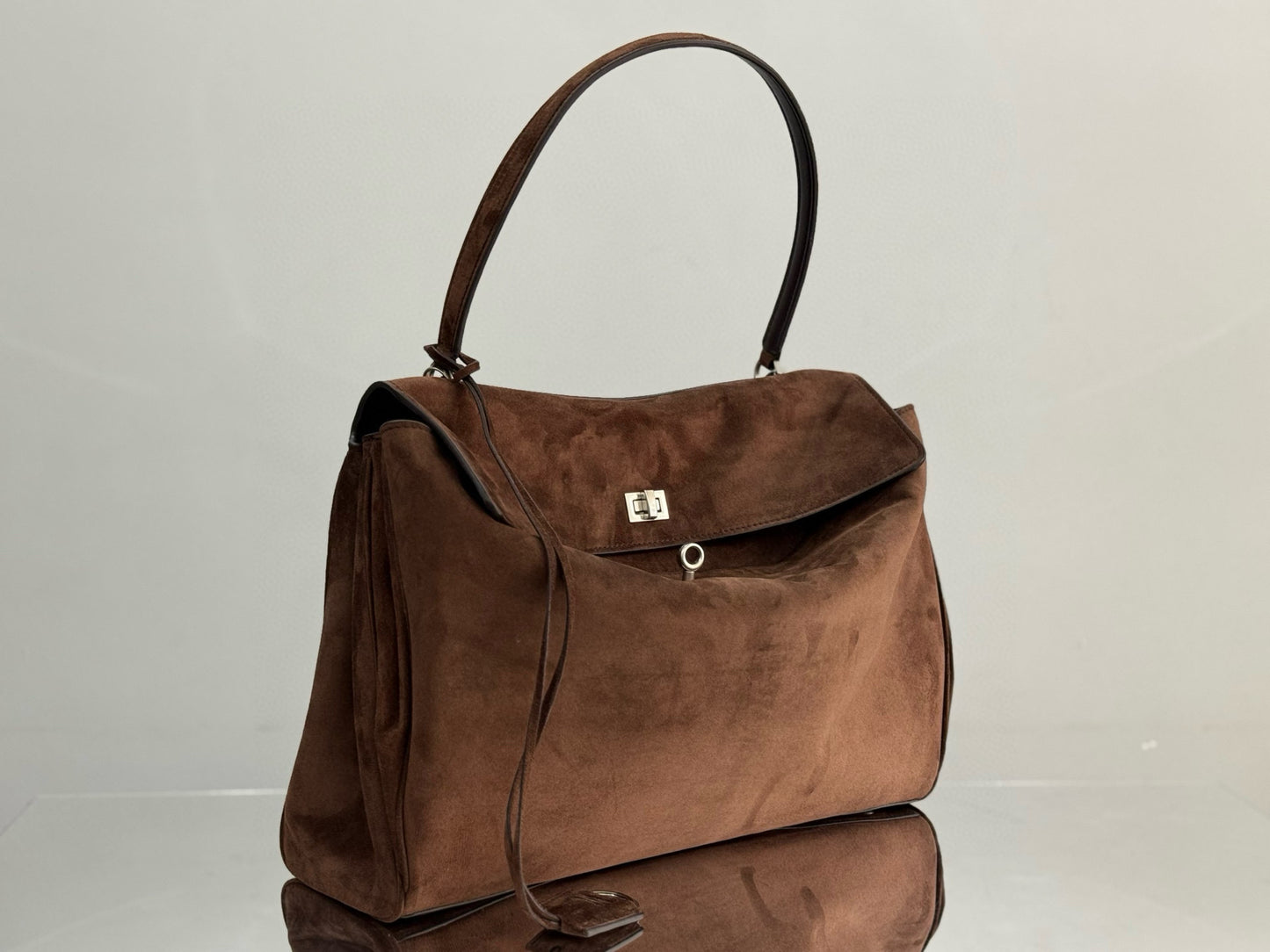 BLCG Rodeo Medium Suede Handbag 40x30x13cm