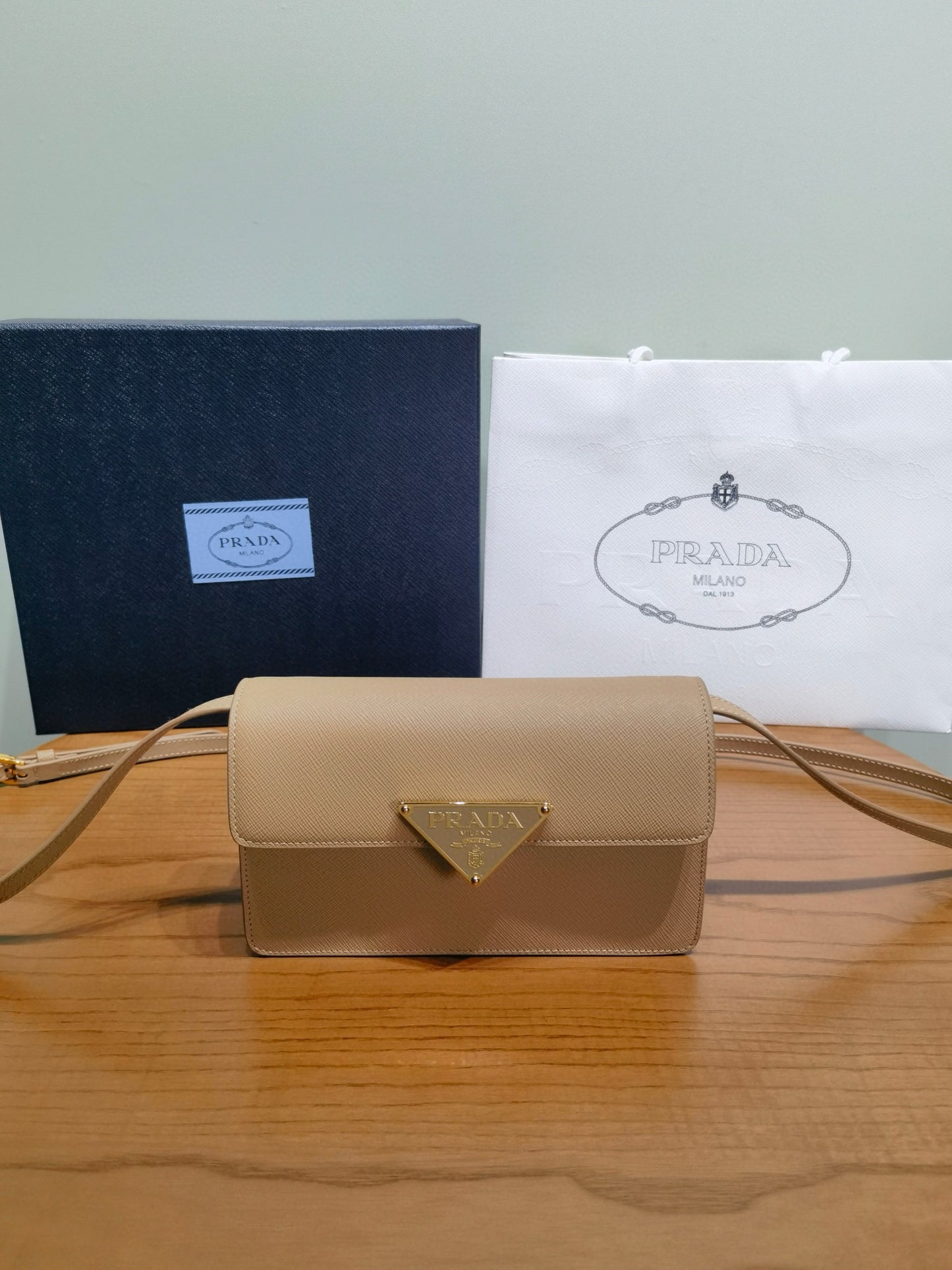 Prada Saffiano Cross Body Bag