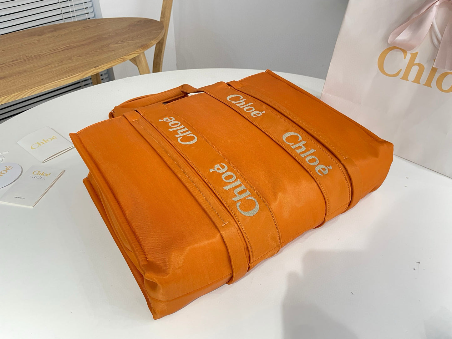 Chloe Woody Tote Bag