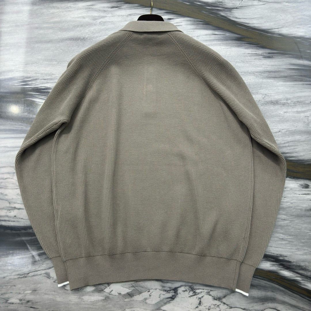 Brunello Cucinelli Long Sleeve Polo