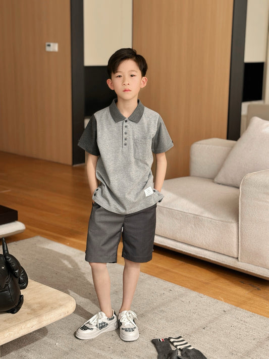 Thom Browne Polo/Pant Set