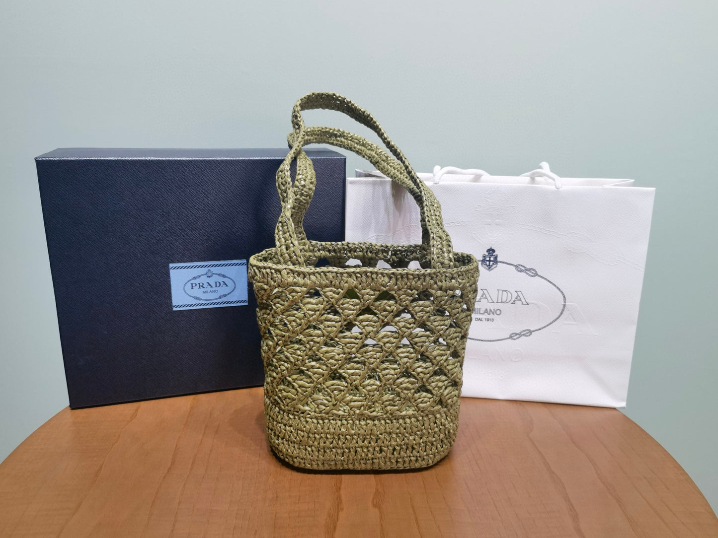 PD Mini Crochet Tote Bag