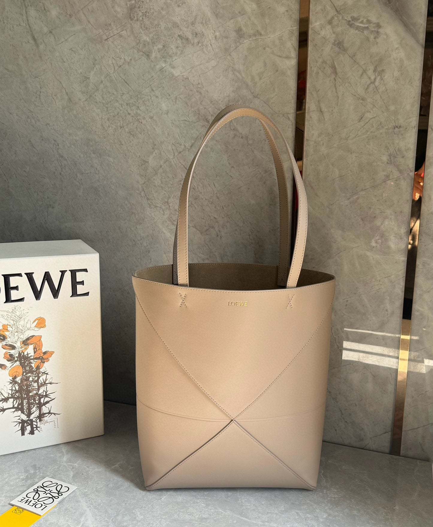 Loewe Puzzle Fold Tote Bag(25.5x14.5x31.5cm)