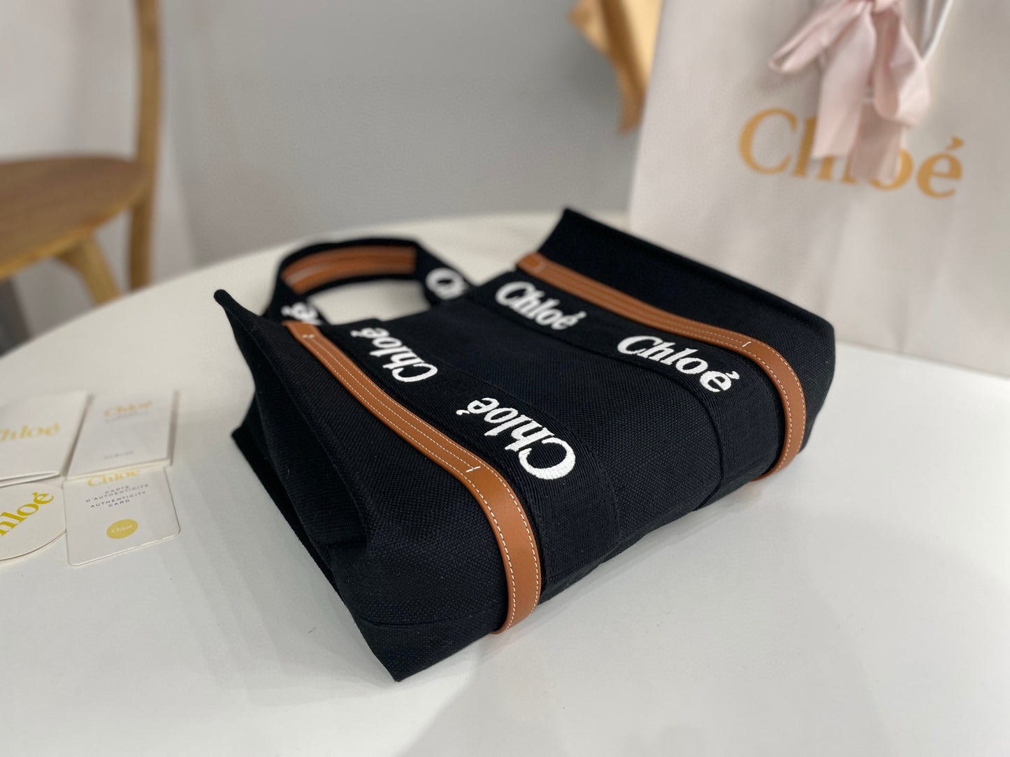 Chloe Woody Tote Bag