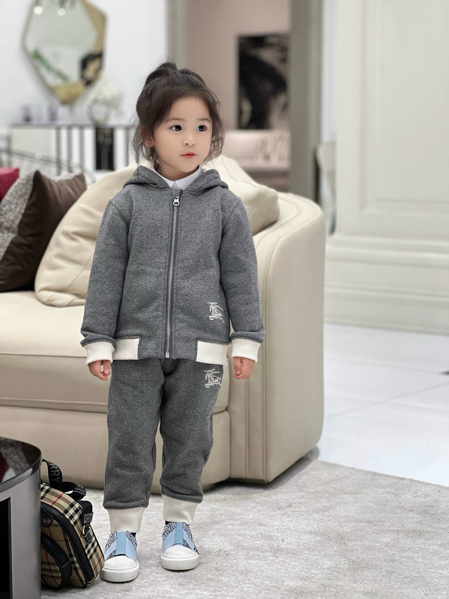Burberry Jacket/Long Pant Set