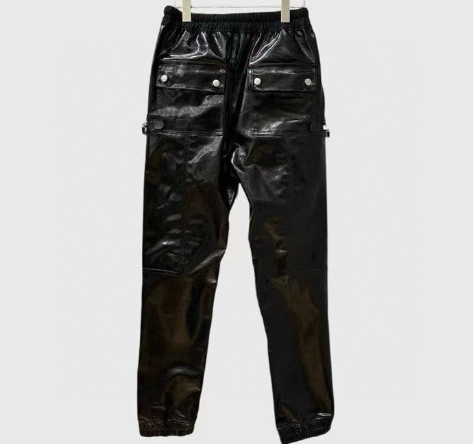Rick Owen Leather Long Pants