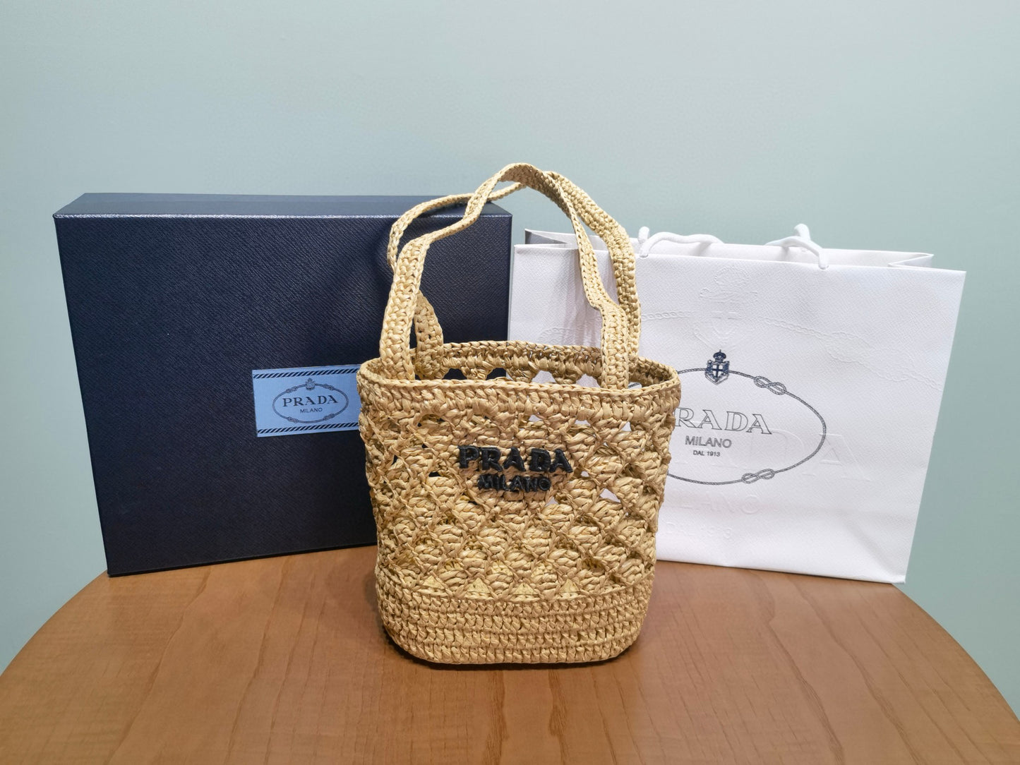 PD Mini Crochet Tote Bag