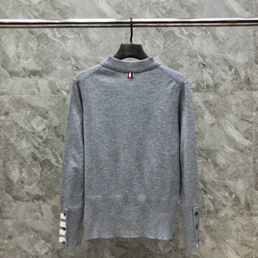 Thom Browne Long Sleeve Polo