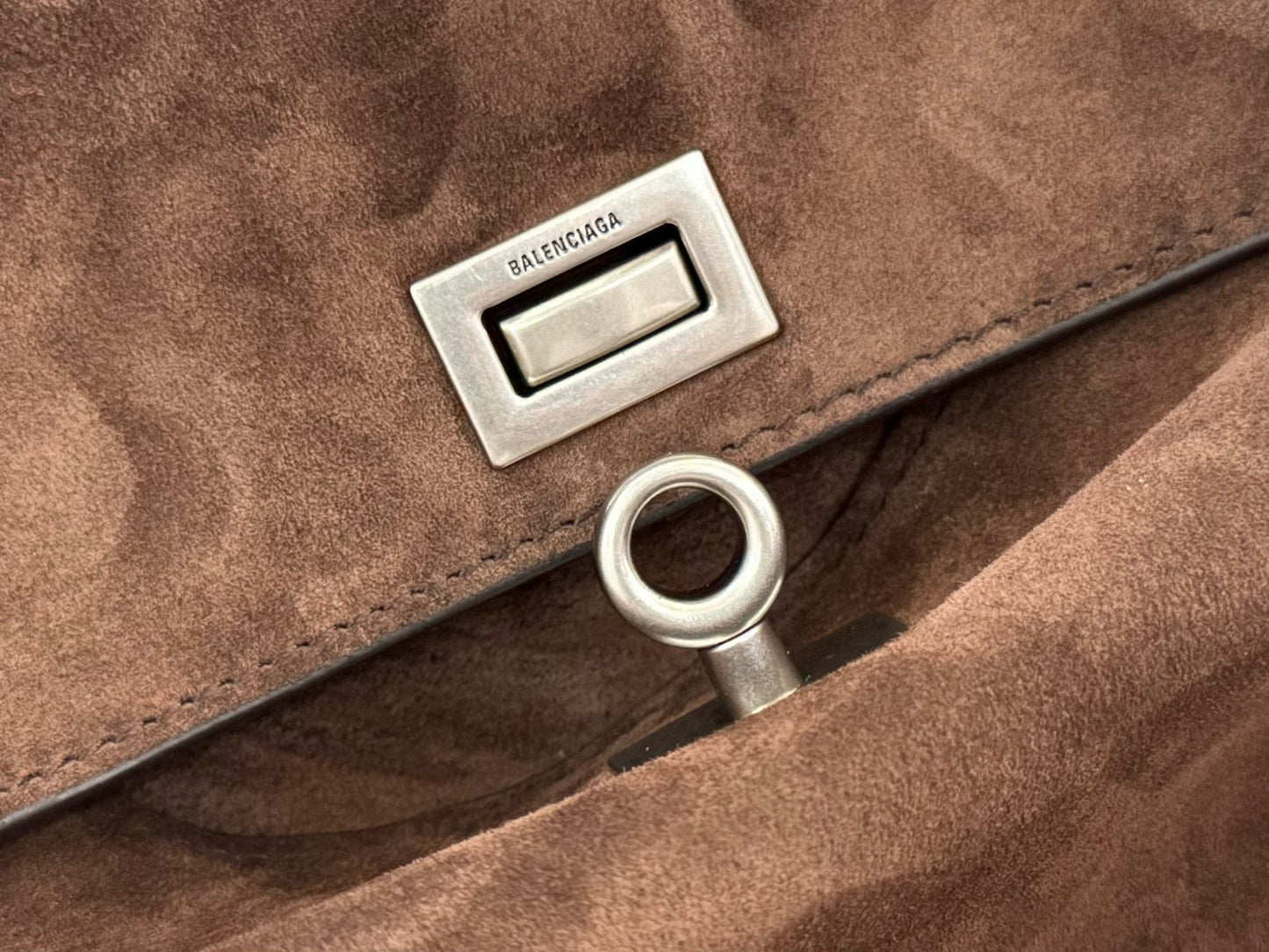 BLCG Rodeo Medium Suede Handbag 22x10x8cm