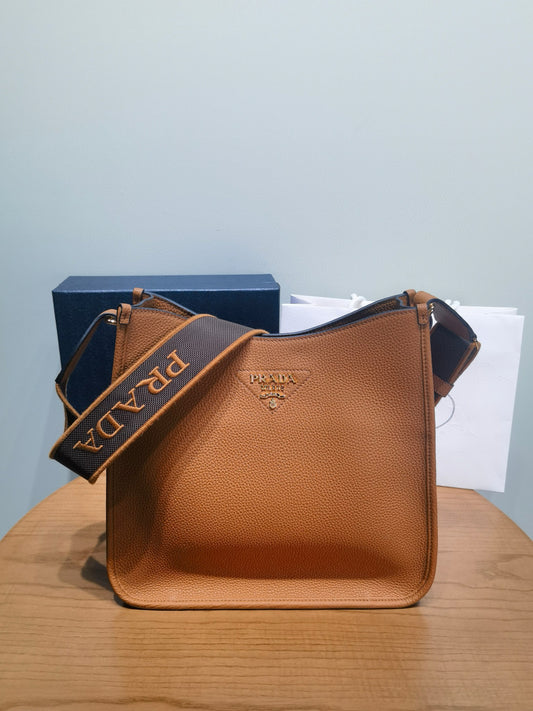 PD Mini Leather Shoulder Bag 30x28x12cm