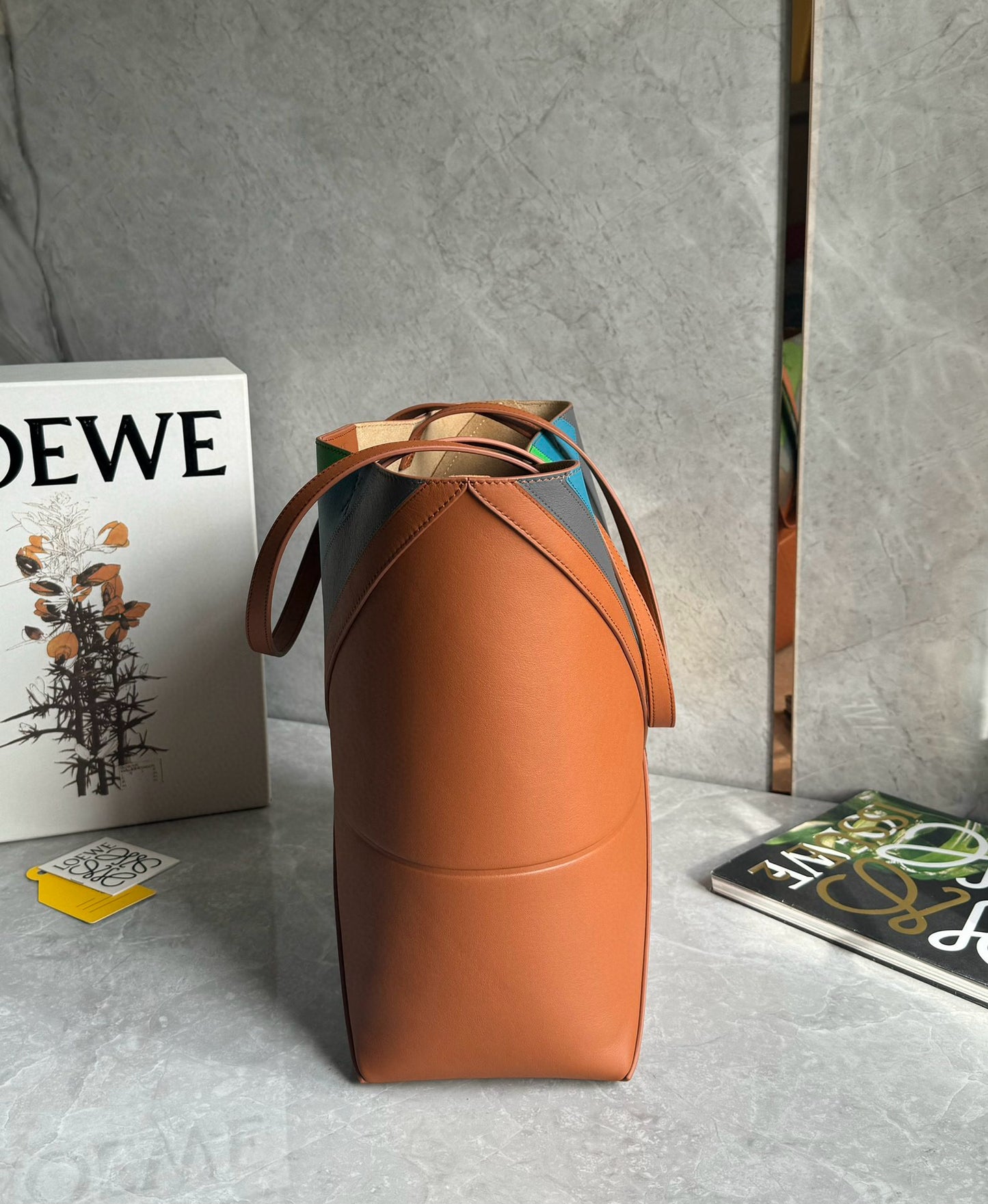 Loewe Puzzle Fold Tote Bag(25.5x14.5x31.5cm)