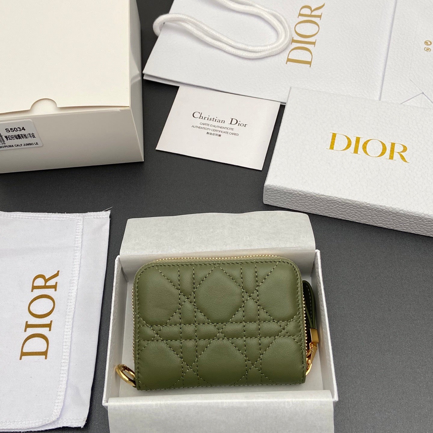 Dior Jolie Glycine Wallet