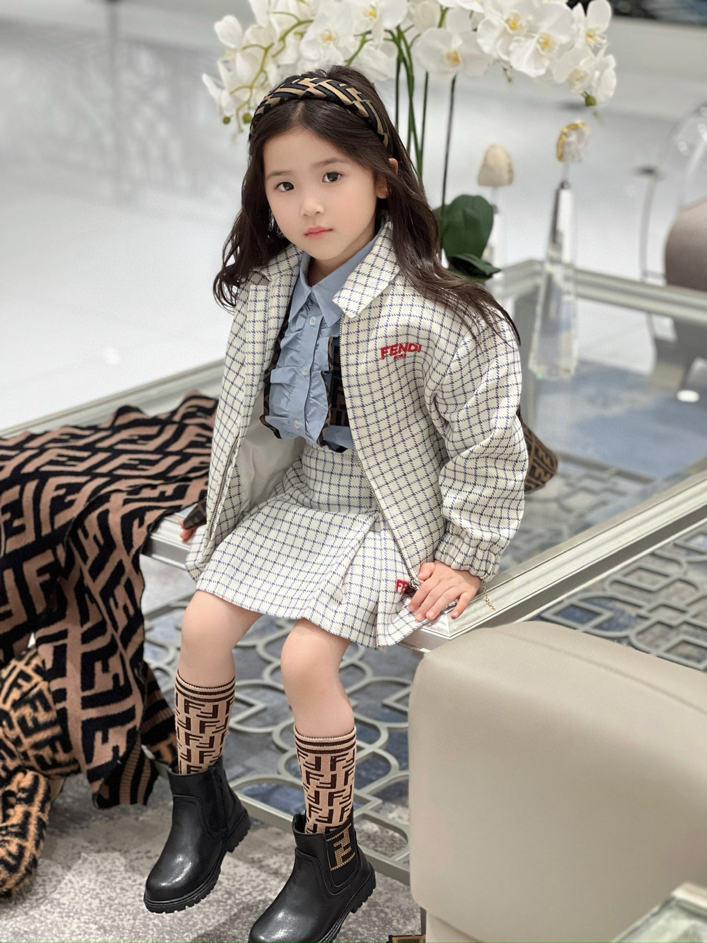 Fendi Jacket/Skirt Set