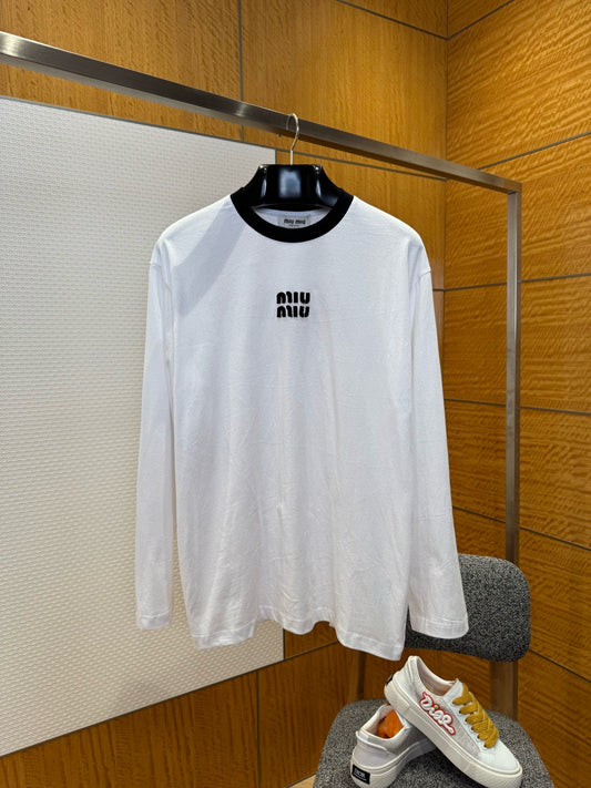 Miu Miu Long Sleeve T-shirt