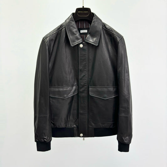 Brunello Cucinelli Leather Jacket
