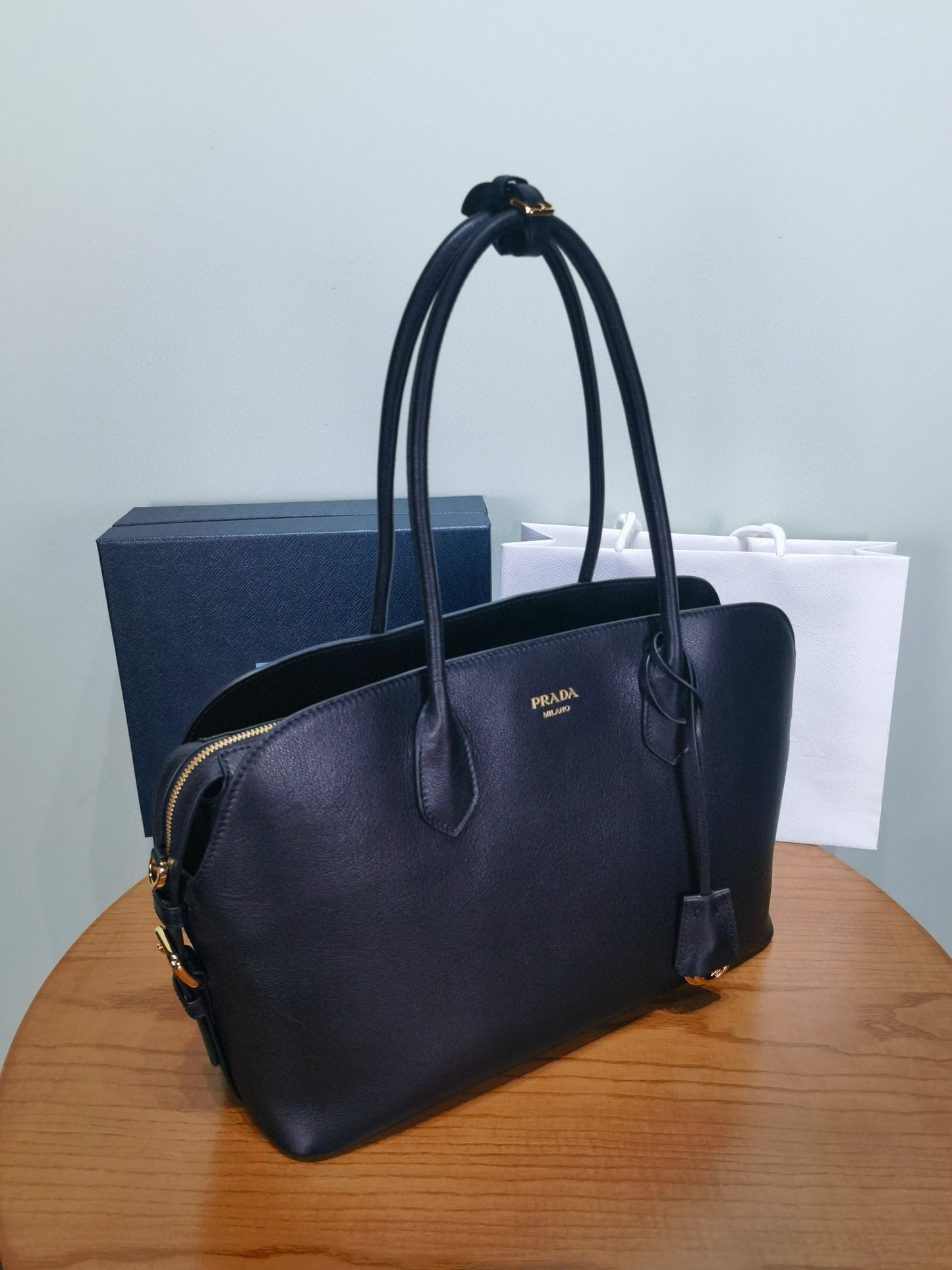 PD Large Leather Tote Bag