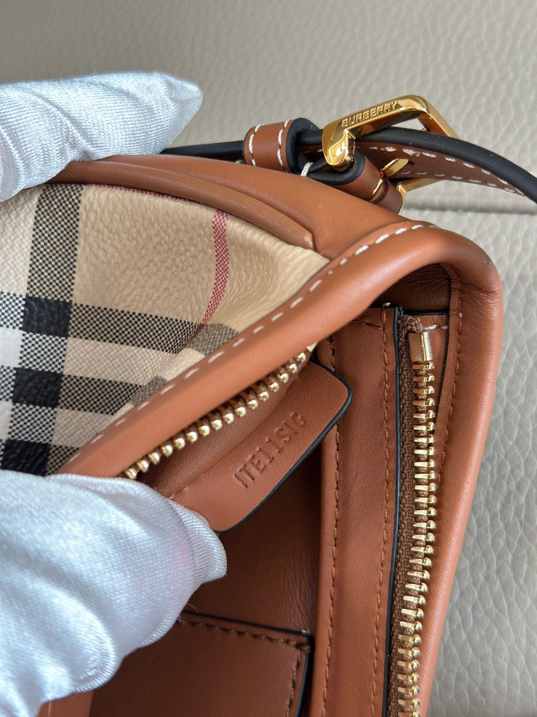 Burberry Check Buckle Bag