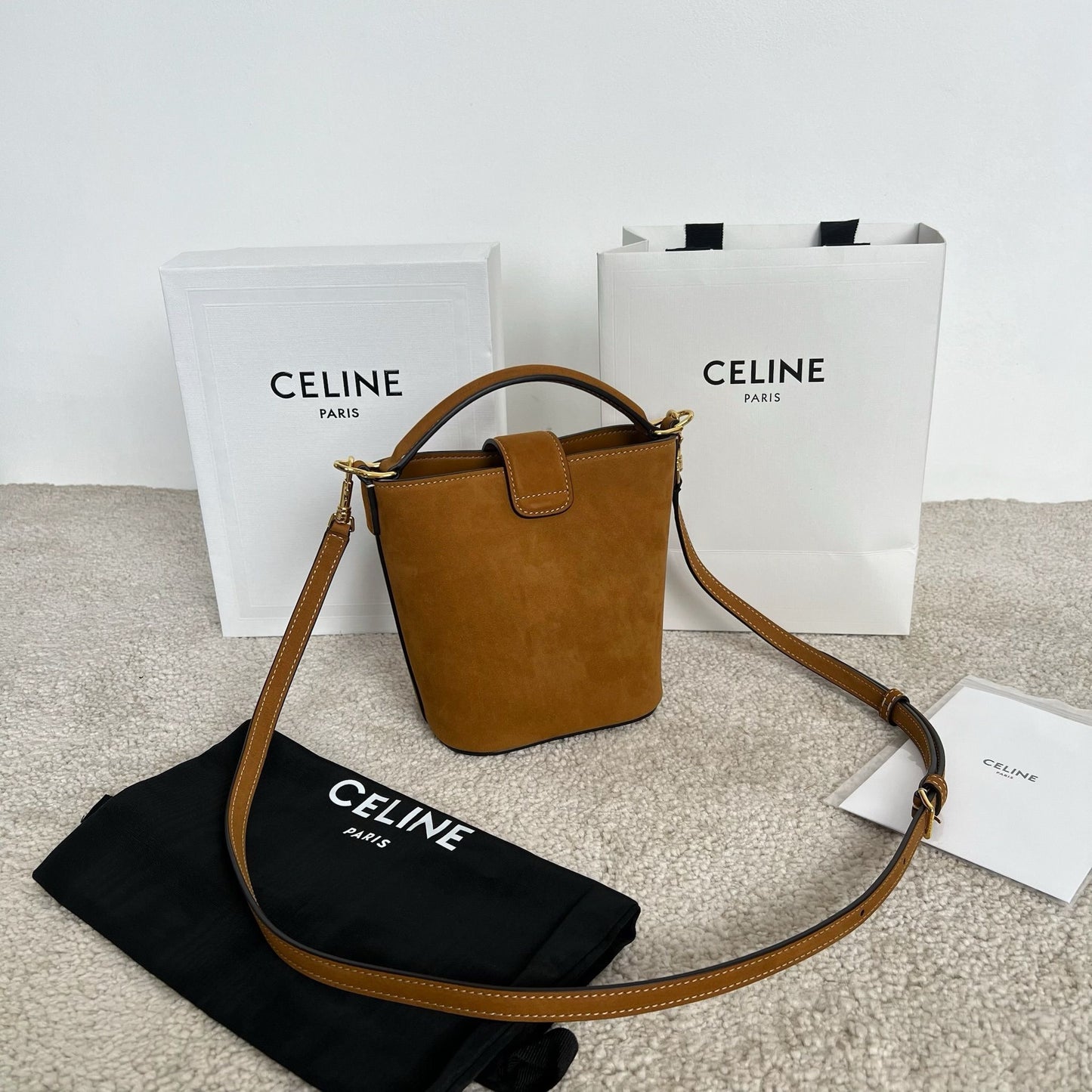 Celine Triomphe Bucket