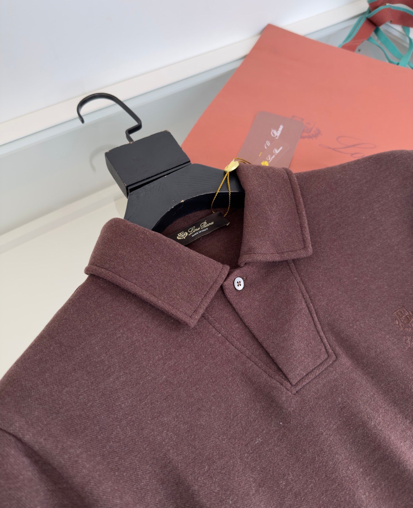 Loro Piana Long Sleeve Polo