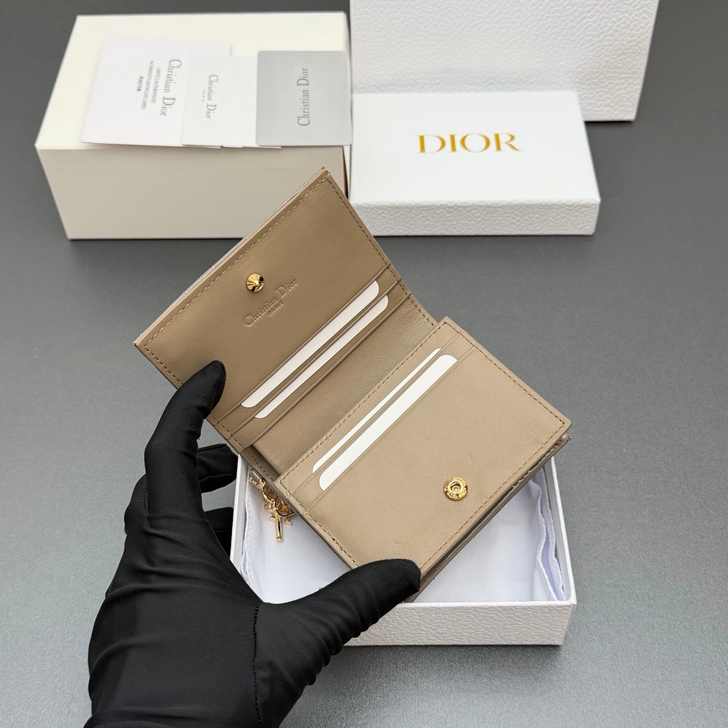 Dior Lady Gardenia Wallet