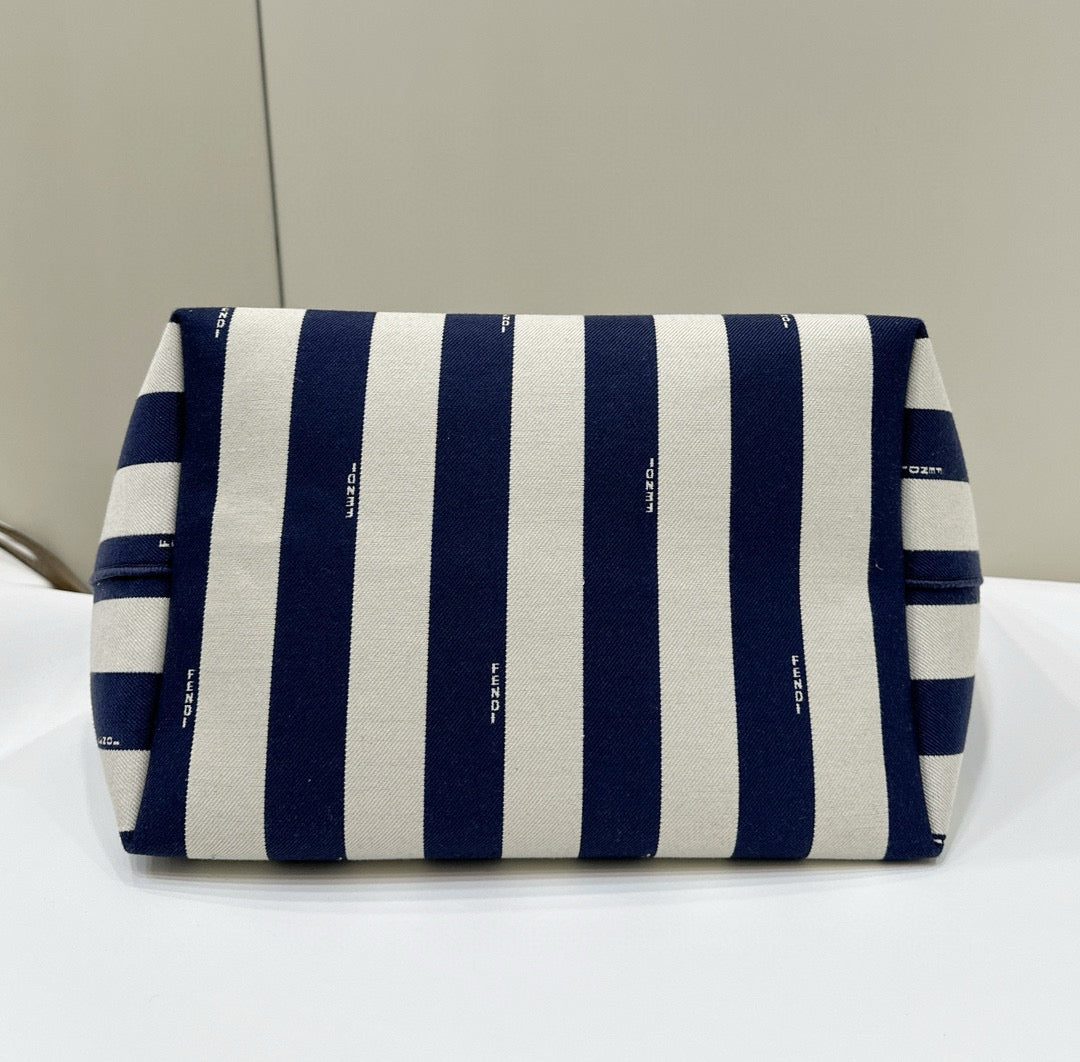 Fendi Pequin Roll Tote Bag (Large)
