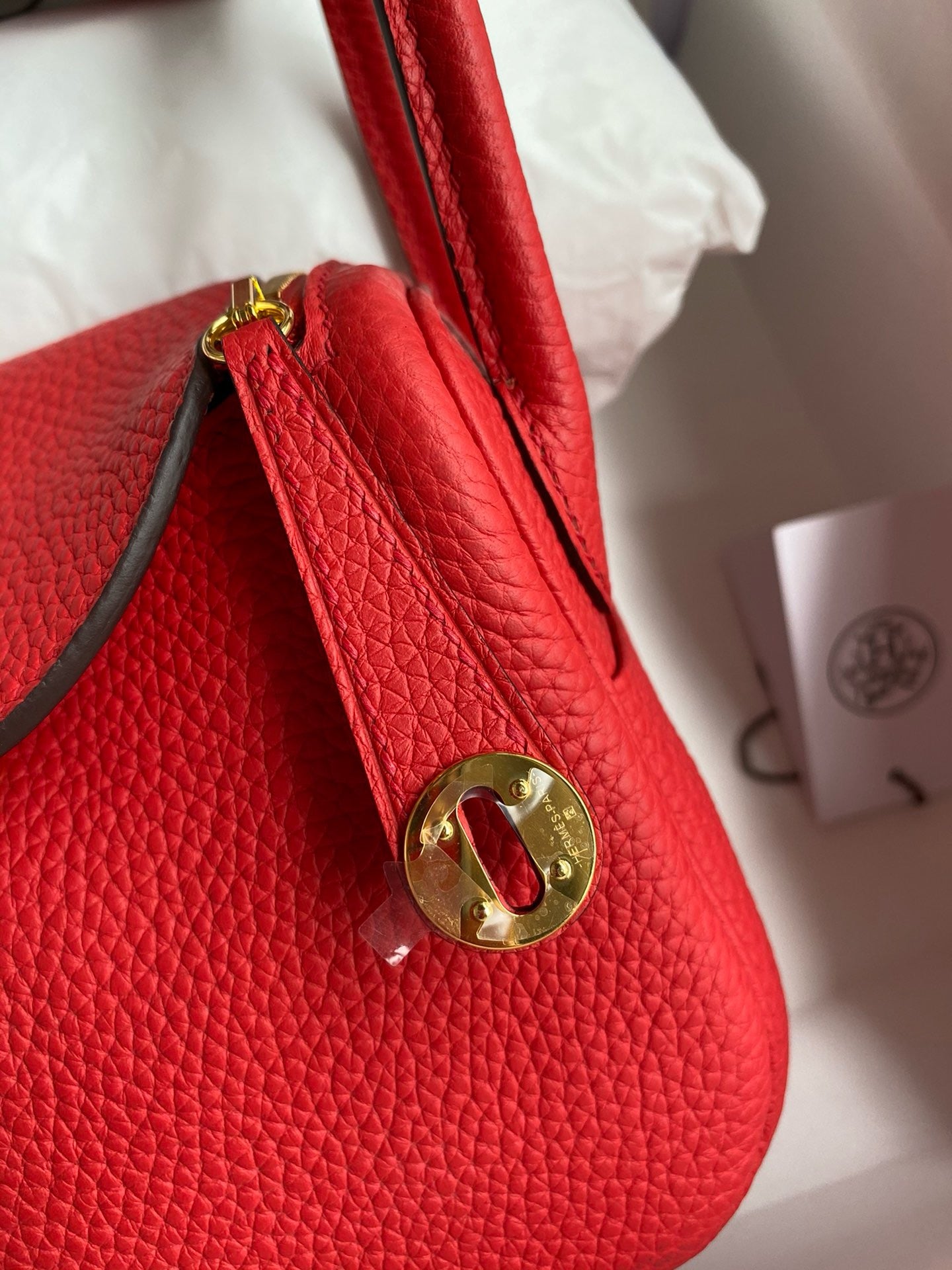 Hermes Mini Lindy, 19cm, Q5, TC Skin