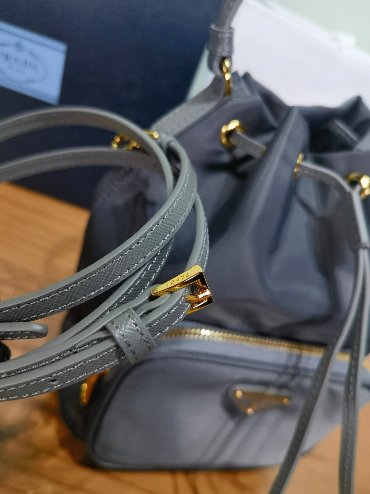 Prada Bucket Shoulder Bag