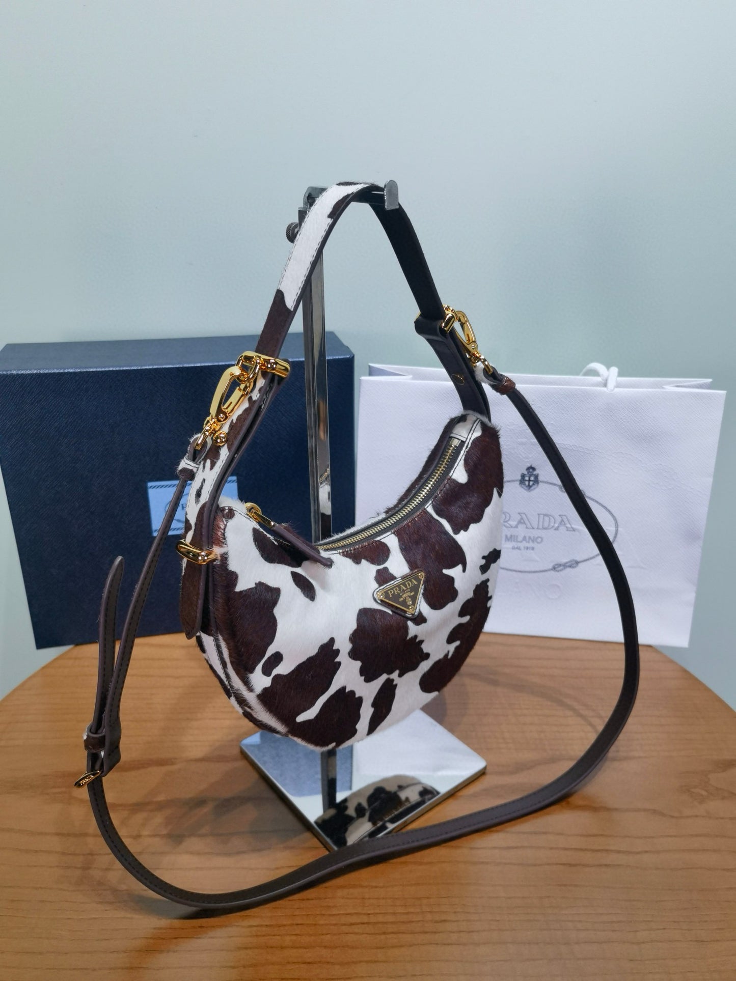 Prada Arque Moon Bag