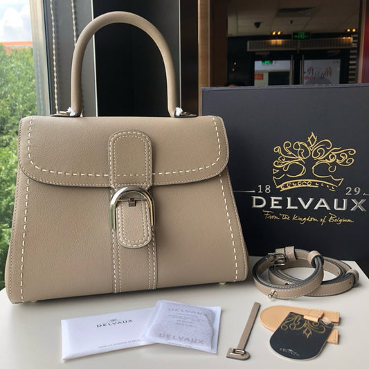 Delvaux Brillant MM Surpique Handbag