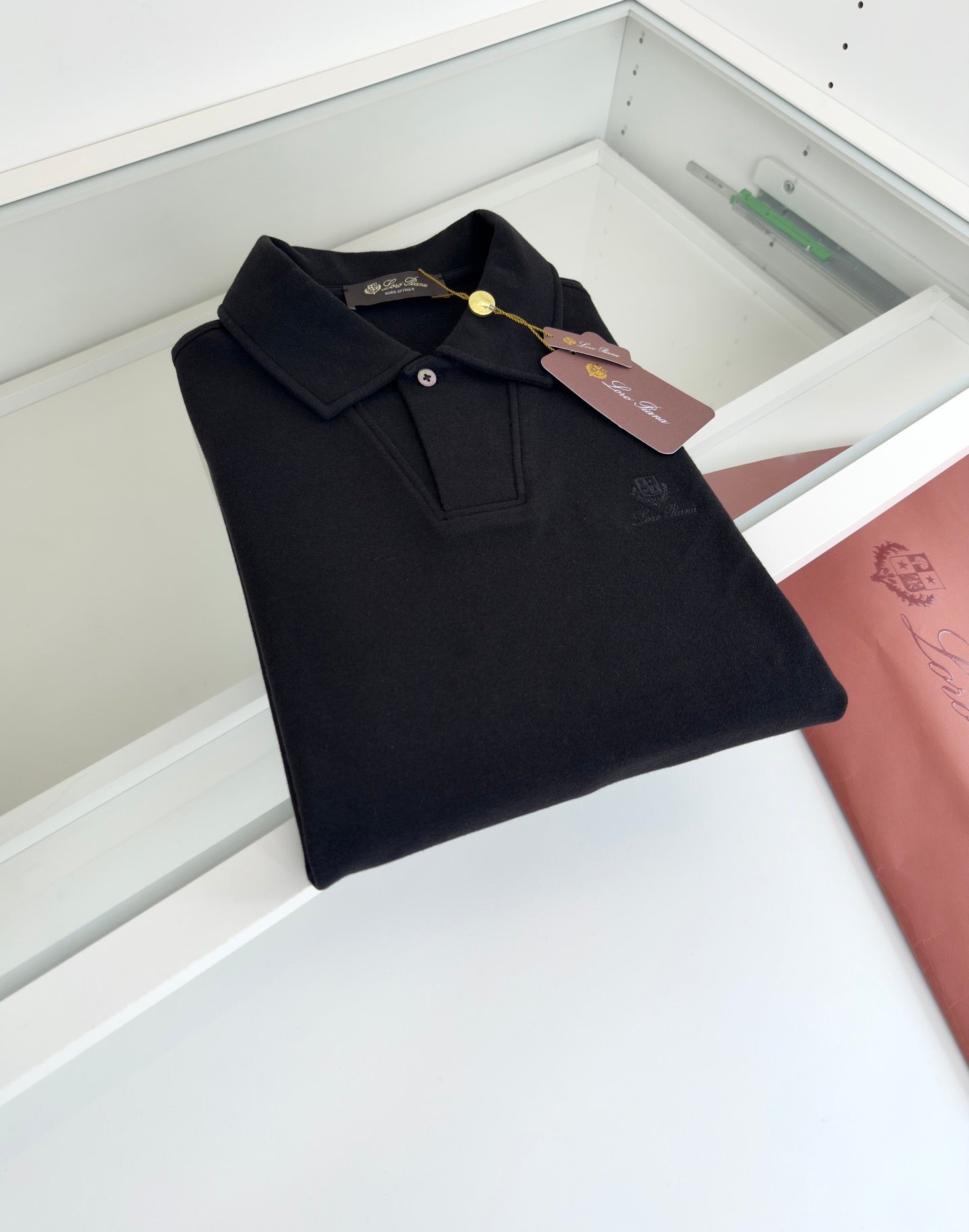 Loro Piana Long Sleeve Polo