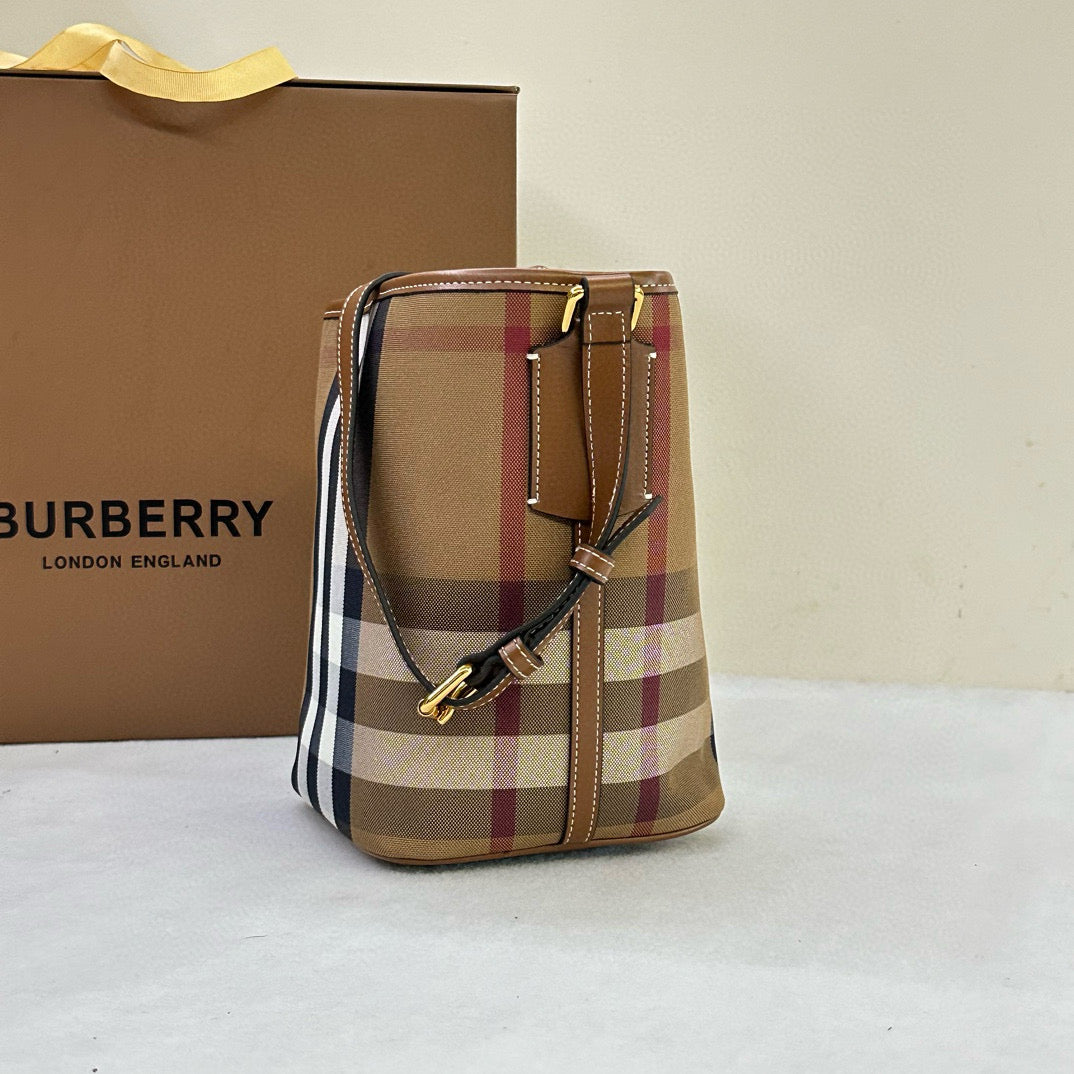 BBR Check Mini Bucket Bag