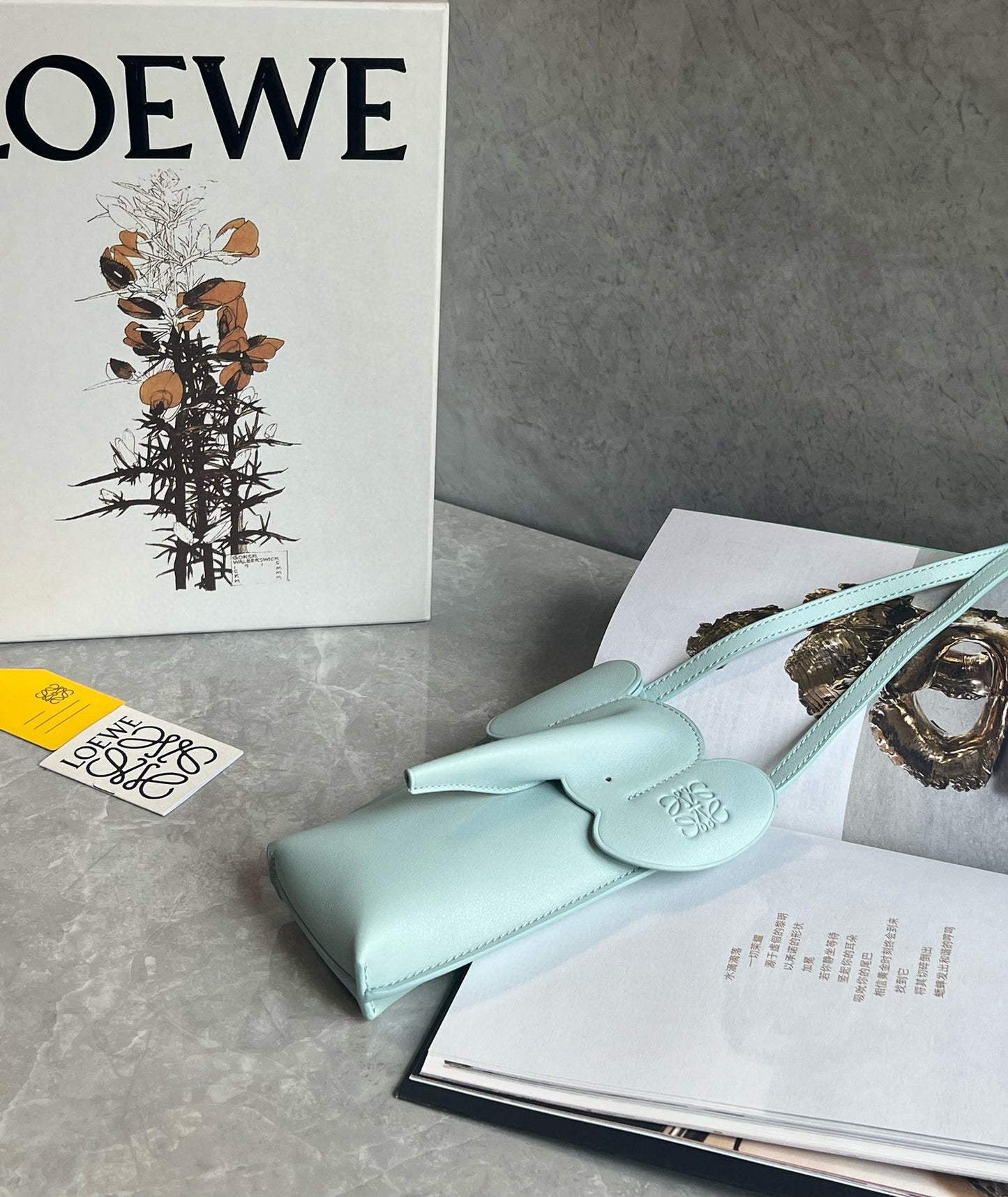 Loewe Elephant Phone Bag(8x4x19cm)