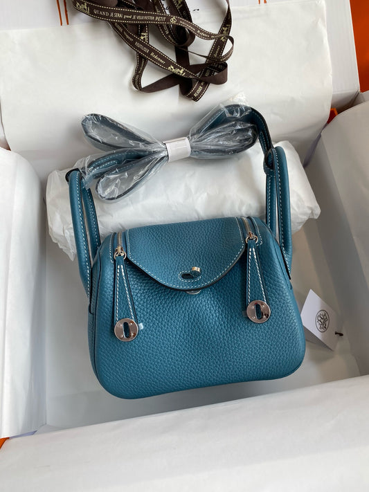 Hermes Mini Lindy, 19cm, D2, TC Skin