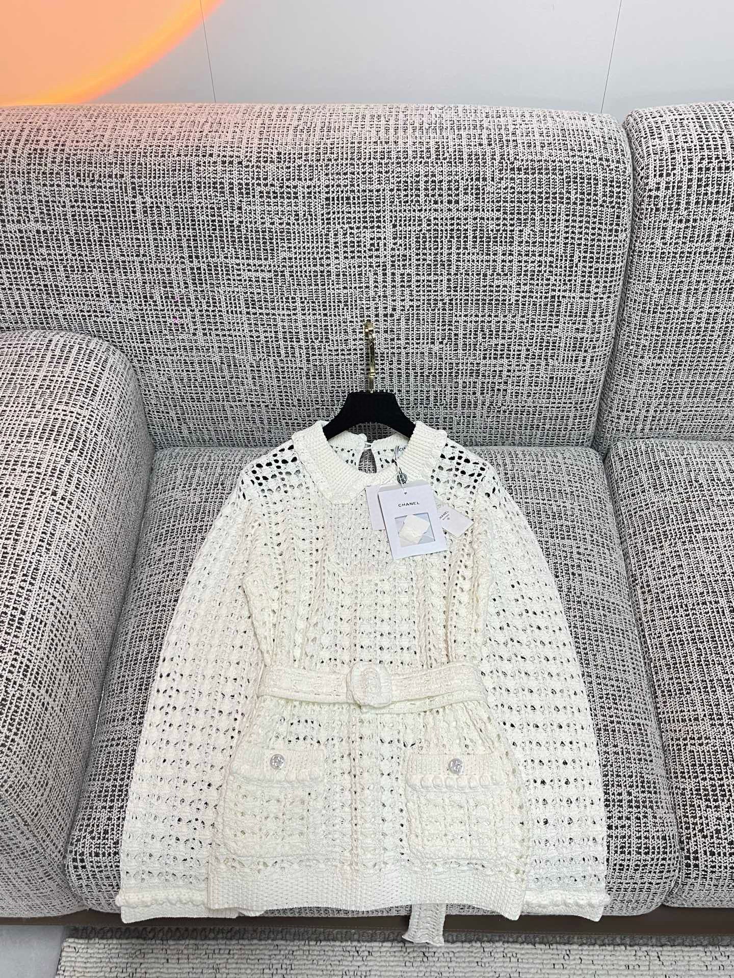 Chanel Crochet Knit Jacket