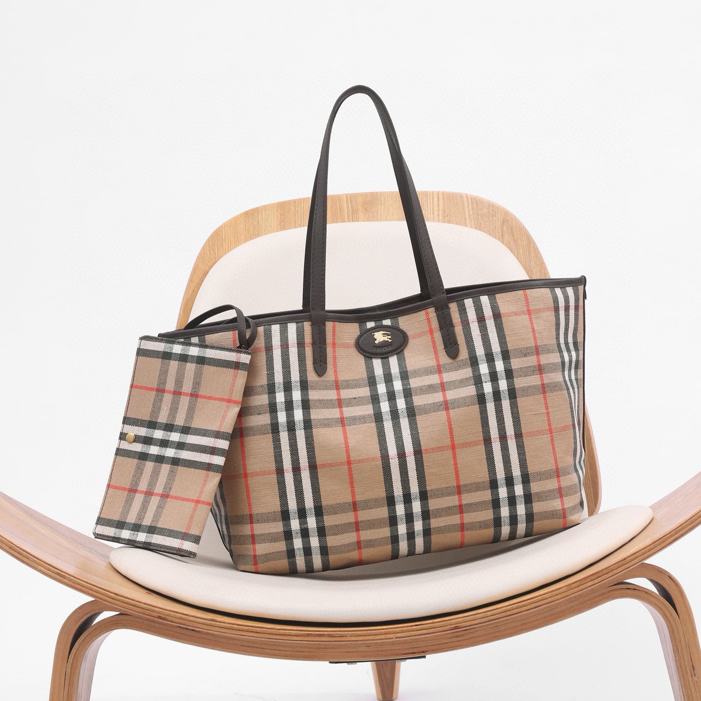 Burberry Highlands Shoulder Bag(38CM*16.5CM*28CM)