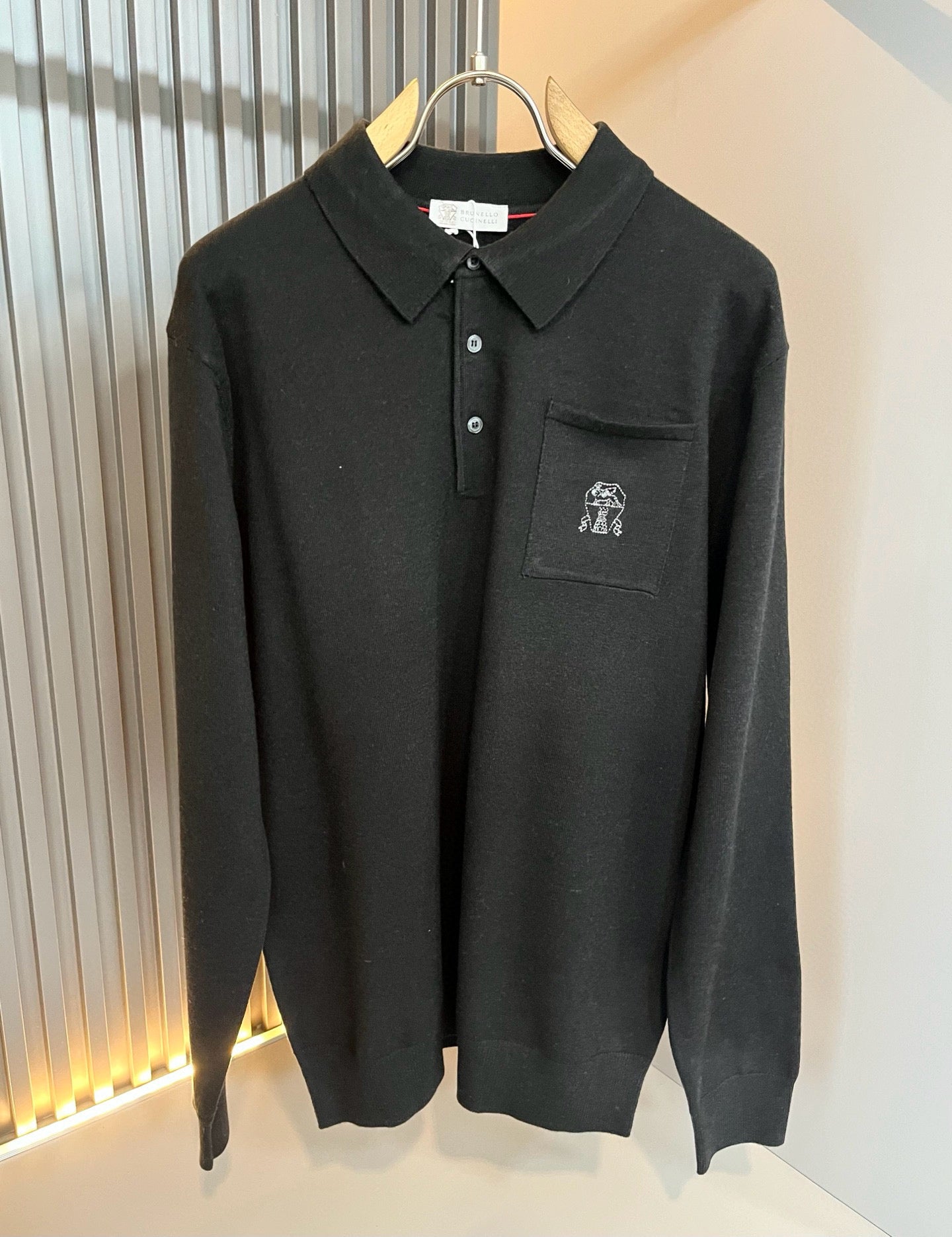 Brunello Cucinelli Long Sleeve Polo
