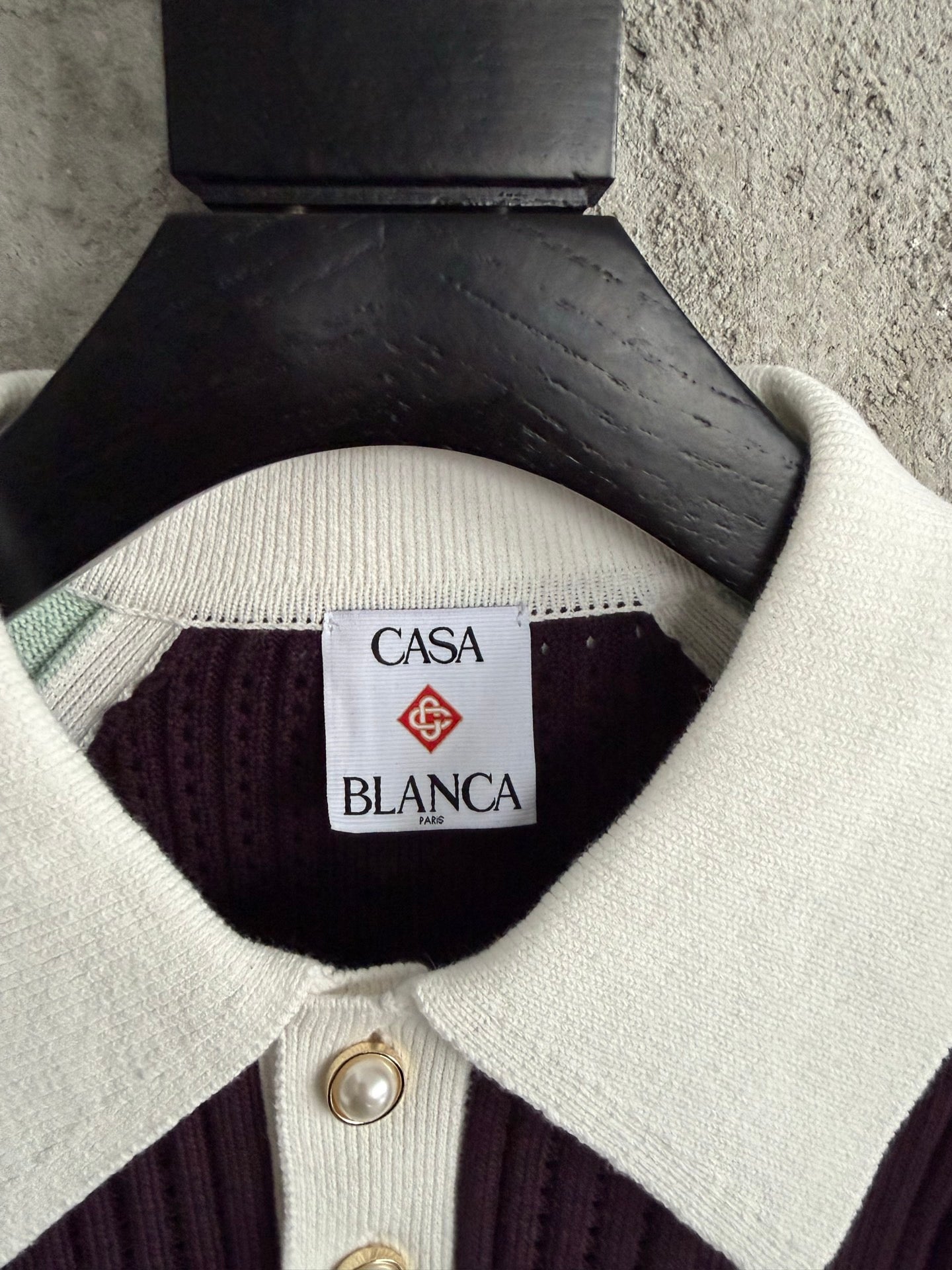 Casablanca Long Sleeve Polo