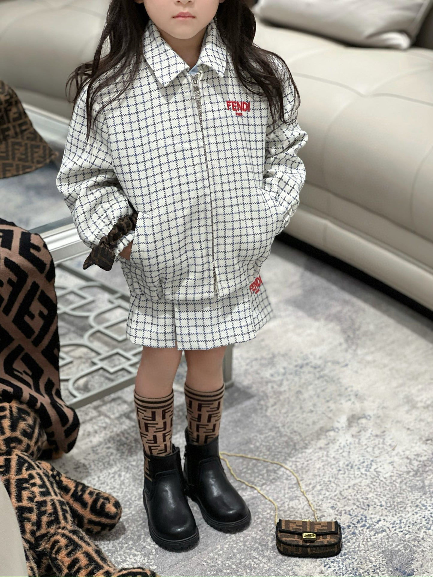 Fendi Jacket/Skirt Set