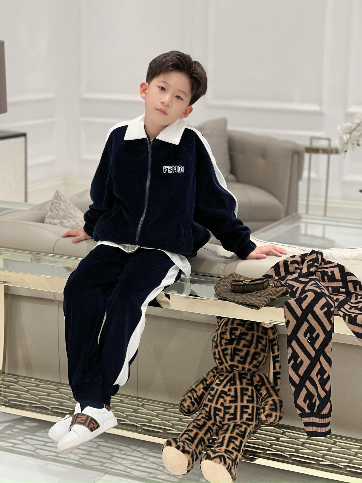 Fendi Jacket/Long Pant Set