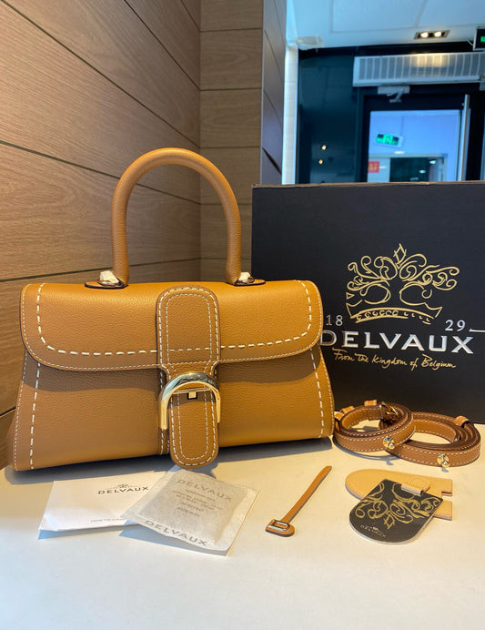 Delvaux Brillant PM Surpique Handbag