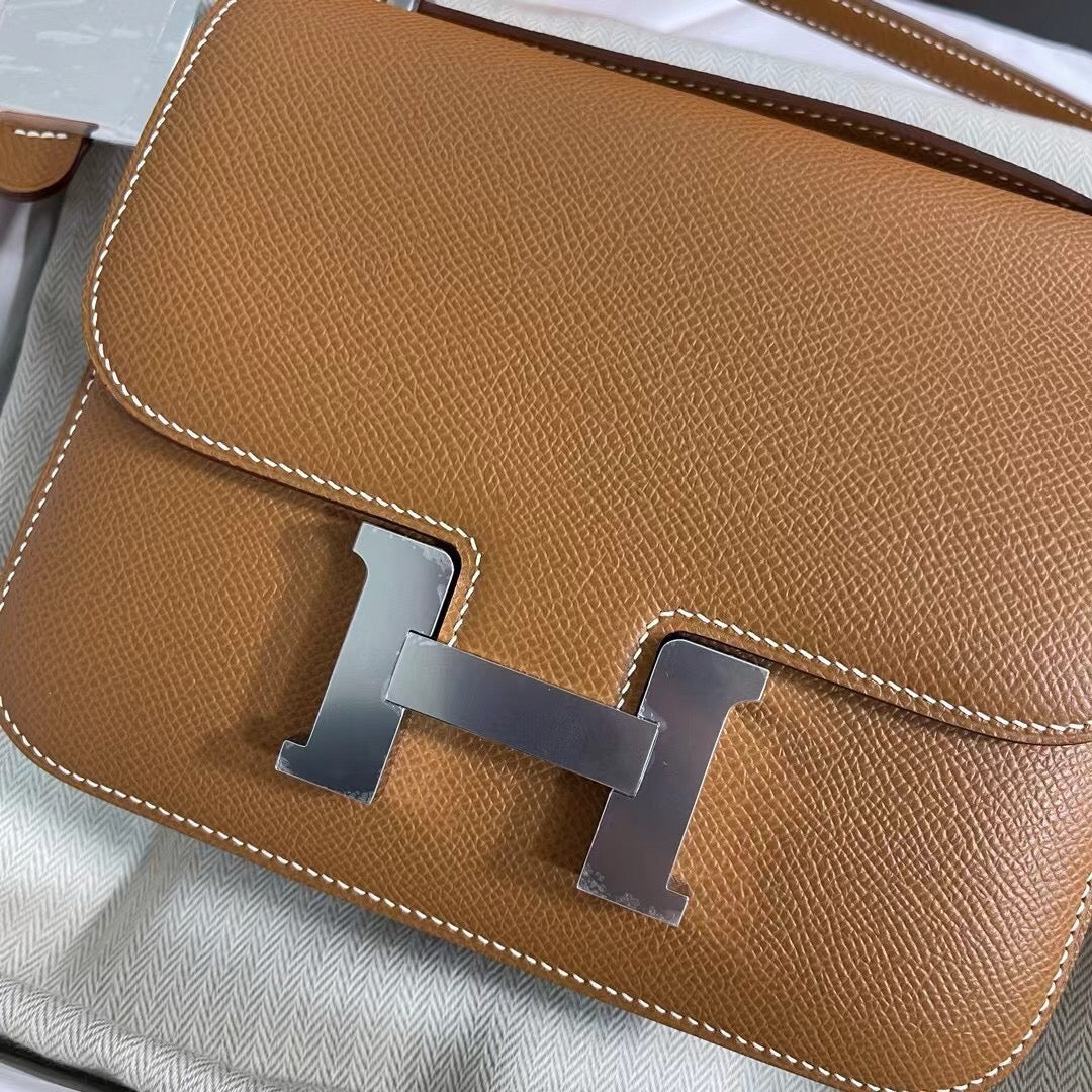 Hermes Constance 19cm, CK 37, Epsom