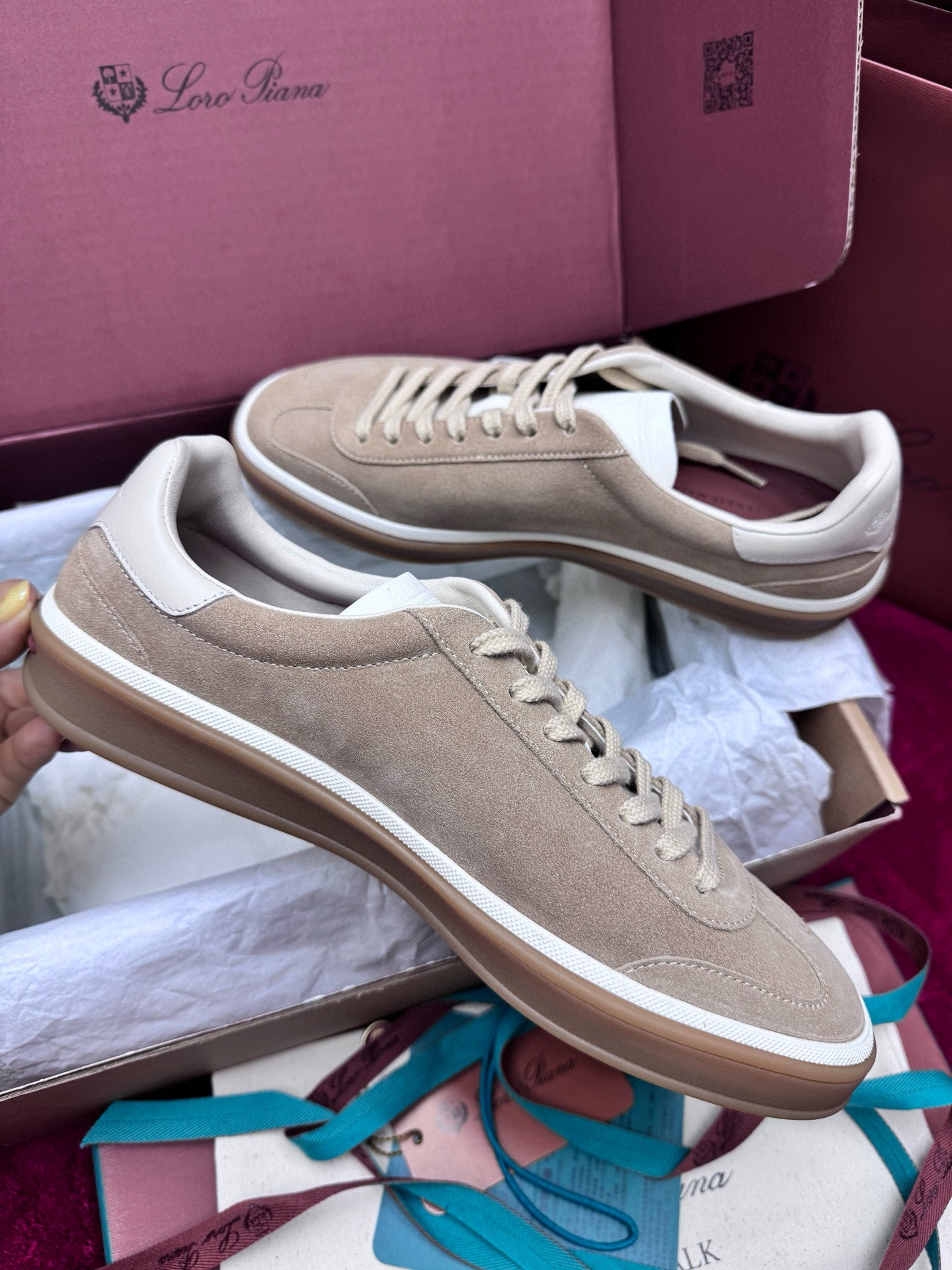 Loro Piana Tennis Walk Sneakers