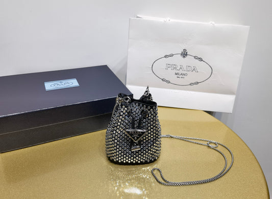 Prada Crystal Cross Body Bag Mini