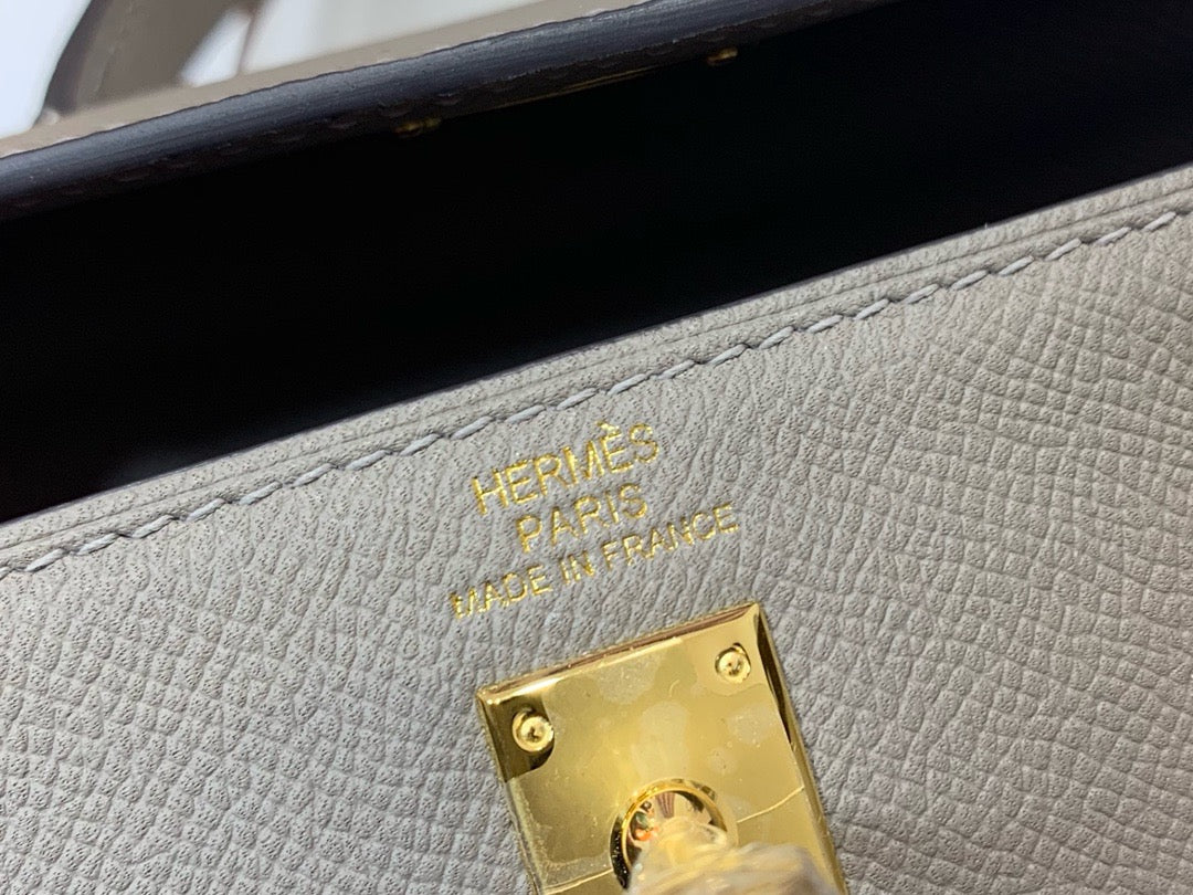 Hermes Kelly 25cm, M8, Epsom